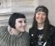 Beth Ditto et sa petite amie Kristin Ogata à Paris, le 26 janvier 2012.