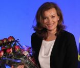 Valérie Trierweiler à Tulle, le 6 mai 2012