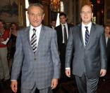 Bertrand Delanoë et le prince Albert II de Monaco