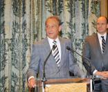 Bertrand Delanoë et le prince Albert II de Monaco