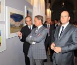 Bertrand Delanoë et le prince Albert II de Monaco