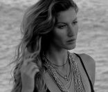 Gisele Bündchen à Malibu sur le shooting de sa campagne automne-hiver 2012 pour David Yurman.