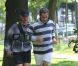 Nicolas Sarkozy, premier footing de citoyen presque lambda, au bois de Boulogne, le 15 mai 2012.