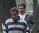 Nicolas Sarkozy a pris la pluie durant son premier footing de citoyen presque lambda, au bois de Boulogne, le 15 mai 2012.