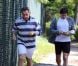 Nicolas Sarkozy, premier footing de citoyen presque lambda, au bois de Boulogne, le 15 mai 2012.
