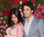 Julia Restoin-Roitfeld et son amoureux Robert Konjic à New York, le 24 avril 2012.