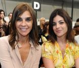 Carine Roitfeld et Julia Restoin-Roitfeld à New York, le 13 septembre 2011.