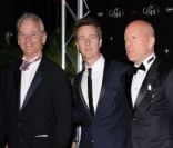 Bill Murray, Edward Norton et Bruce Willis au festival de Cannes le 16 mai 2012