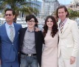 Roman Coppola, Jared Gilman, Kara Hayward et Wes Anderson au festival de Cannes le 16 mai 2012
