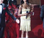 Naomi Campbell sur le tapis rouge du Life Ball 2012 à Vienne, en Autriche, le samedi 19 mai 2012.