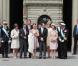 La princesse Estelle de Suède, fille de la princesse Victoria et du prince Daniel, a reçu le baptême le 22 mai 2012, à la veille de ses 3 mois, en la chapelle royale du palais Drottningholm, à Stockholm.