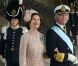 Le coupe royal de Suède. La princesse Estelle de Suède, fille de la princesse Victoria et du prince Daniel, a reçu le baptême le 22 mai 2012, à la veille de ses 3 mois, en la chapelle royale du palais Drottningholm, à Stockholm.