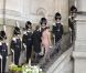 La princesse Estelle de Suède, fille de la princesse Victoria et du prince Daniel, a reçu le baptême le 22 mai 2012, à la veille de ses 3 mois, en la chapelle royale du palais Drottningholm, à Stockholm.