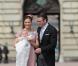 La princesse Estelle de Suède, fille de la princesse Victoria et du prince Daniel, a reçu le baptême le 22 mai 2012, à la veille de ses 3 mois, en la chapelle royale du palais Drottningholm, à Stockholm.