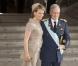 Le prince Philippe et la princesse Mathilde de Belgique. La princesse Estelle de Suède, fille de la princesse Victoria et du prince Daniel, a reçu le baptême le 22 mai 2012, à la veille de ses 3 mois, en la chapelle royale du palais Drottningholm, à Stockholm.