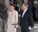 Le couple présidentiel de Finlande. Baptême de la princesse Estelle de Suède, fille de la princesse Victoria et du prince Daniel, le 22 mai 2012 en la chapelle royale du palais Drottningholm, à Stockholm.