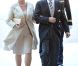 Baptême de la princesse Estelle de Suède, duchesse d'Östergötland, fille de Victoria et Daniel de Suède, le 22 mai 2012 au palais Drottningholm à Stockholm.