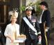 Baptême de la princesse Estelle de Suède, duchesse d'Östergötland, fille de Victoria et Daniel de Suède, le 22 mai 2012 au palais Drottningholm à Stockholm.