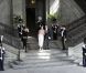 Baptême de la princesse Estelle de Suède, duchesse d'Östergötland, fille de Victoria et Daniel de Suède, le 22 mai 2012 au palais Drottningholm à Stockholm.