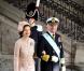 Baptême de la princesse Estelle de Suède, duchesse d'Östergötland, fille de Victoria et Daniel de Suède, le 22 mai 2012 au palais Drottningholm à Stockholm.