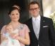 Baptême de la princesse Estelle de Suède, duchesse d'Östergötland, fille de Victoria et Daniel de Suède, le 22 mai 2012 au palais Drottningholm à Stockholm.
