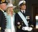 Baptême de la princesse Estelle de Suède, duchesse d'Östergötland, fille de Victoria et Daniel de Suède, le 22 mai 2012 au palais Drottningholm à Stockholm.