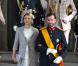 Baptême de la princesse Estelle de Suède, duchesse d'Östergötland, fille de Victoria et Daniel de Suède, le 22 mai 2012 au palais Drottningholm à Stockholm.