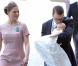 Baptême de la princesse Estelle de Suède, duchesse d'Östergötland, fille de Victoria et Daniel de Suède, le 22 mai 2012 au palais Drottningholm à Stockholm.
