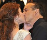 Emilie Dequenne et Michel Ferracci lors de la montée des marches au festival de Cannes le 22 mai 2012
