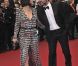 Mélanie Doutey et Gilles Lellouche lors de la montée des marches pour la cérémonie de clôture du Festival de Cannes le 27 mai 2012
