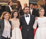 Catherine Arditi, Audrey Tautou, Gilles Lellouche et Anaïs Demoustier lors de la montée des marches pour la cérémonie de clôture du Festival de Cannes le 27 mai 2012