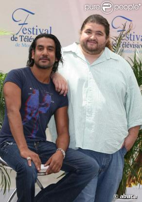 Naveen Andrews et Jorge Garcia, le 11/06/08, à Monte Carlo