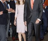 Felipe d\'Espagne présidait, avec son épouse Letizia, la cérémonie du 150e anniversaire de la loi notariale en Espagne, le 28 mai 2012 à Madrid.