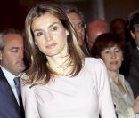 Letizia d\'Espagne lors du 150e anniversaire de la loi notariale, à Madrid, le 28 mai 2012