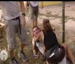 Cécilia, Joël, Samuel et Ludovic sont émus d\'arriver en même temps dans Pékin Express - Le Passager Mystère le mercredi 30 mai 2012 sur M6