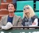 Vincent Cerutti et son amie lors du 6e jour du tournoi de Roland-garros, le vendredi 1er juin 2012.