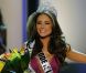 Olivia Culpo, Miss Rhode Island, est couronnée Miss USA 2012 lors du concours de beauté à l'hôtel-casino Planet Hollywood. Las Vegas, le 3 juin 2012.