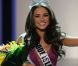La couronne, l'écharpe, le bouquet de fleurs : Olivia Culpo est officiellement la nouvelle Miss USA 2012 ! Las Vegas, le 3 juin 2012.