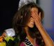 Olivia Culpo, Miss Rhode Island, est couronnée Miss USA 2012 lors du concours de beauté à l'hôtel-casino Planet Hollywood. Las Vegas, le 3 juin 2012.