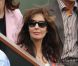 Anne Parillaud lors de la demi-finale hommes du tournoi de tennis de Roland Garros le vendredi 8 juin 2012