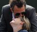 Anne-Sophie Lapix et son époux Arthur Sadoun, plus amoureux que jamais, lors de la demi-finale hommes du tournoi de tennis de Roland Garros le vendredi 8 juin 2012