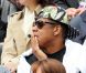 Jay-Z lors de la demi-finale hommes du tournoi de tennis de Roland Garros le vendredi 8 juin 2012