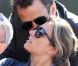  Anne-Sophie Lapix et son mari Arthur Sadoun, fous d'amour, lors de la demi-finale hommes le vendredi 8 juin 2012 à Roland Garros 