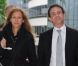 Manuel Valls et son épouse Anne Gravoin à Paris, le 6 mai 2012.