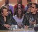 Johnny Hallyday et JoeyStarr, qui ont désormais le même manager, Sébastien Ferran, sur le plateau du  Grand Journal  de Canal+, le 6 juin 2012.