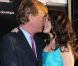 Kristin Davis et Aaron Sorkin très complices lors de l'avant-première de la série  The Newsroom , à Los Angeles le 20 juin 2012.