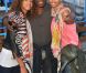 Noémie Lenoir, Jimmy Jean-Louis et Sonia Rolland participent à la Kermesse aux Etoiles, en ouverture de la Fête des Tuileries, à Paris, le vendredi 22 juin 2012.