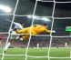 Hugo Lloris lors de la défaite de l'équipe de France face à l'Espagne en quart de finale de l'Euro 2012 à Donetsk le 23 juin 2012
