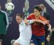 Franck Ribéry lors de la défaite de l'équipe de France face à l'Espagne en quart de finale de l'Euro 2012 à Donetsk le 23 juin 2012