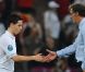Laurent Blanc et Samir Nasri lors de la défaite de l'équipe de France face à l'Espagne en quart de finale de l'Euro 2012 à Donetsk le 23 juin 2012